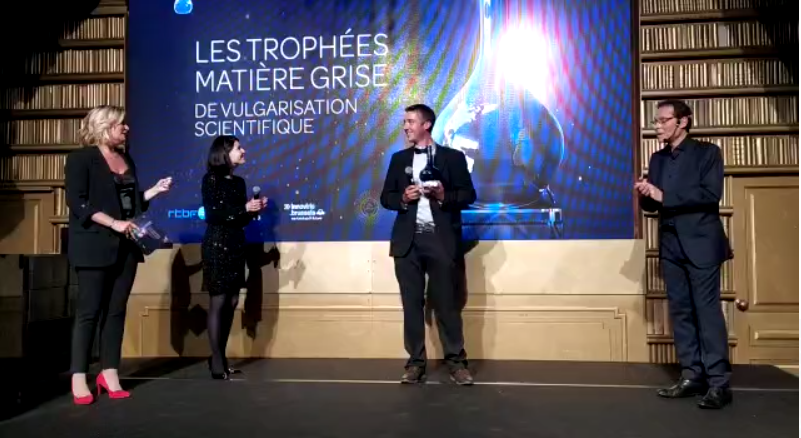Guillaume Caulier reçoit un prix coup de cœur de vulgarisation scientifique de Matière Grise