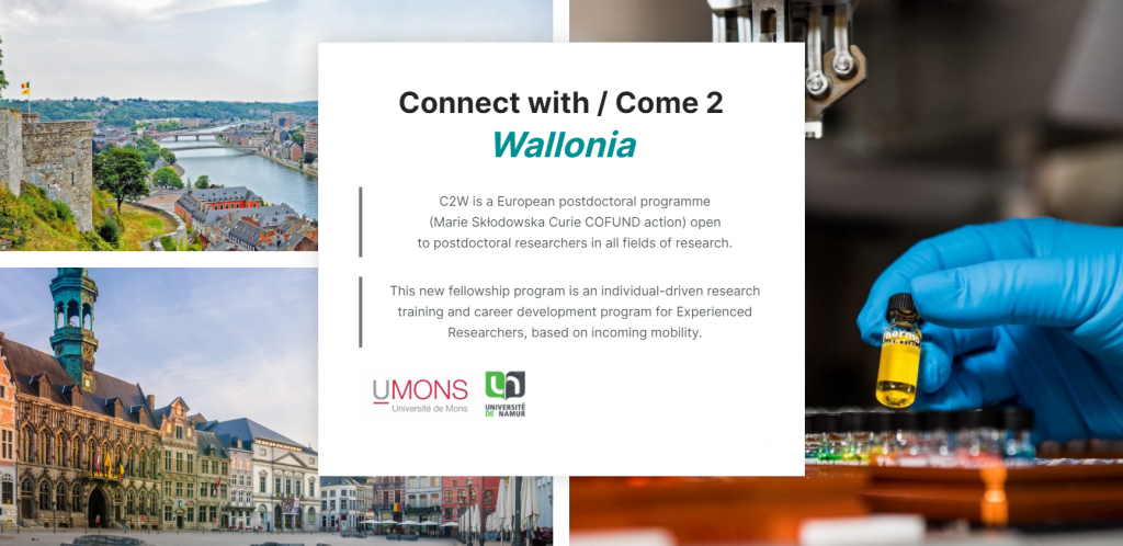 Lancement de l’appel à projets du programme Connect with Wallonia (C2W) ce 1er décembre   