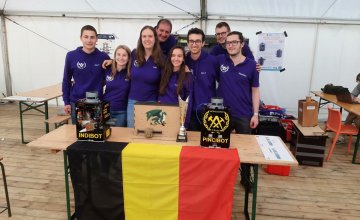 L’équipe la Polytech vice-championne de Belgique au concours Robotix’s