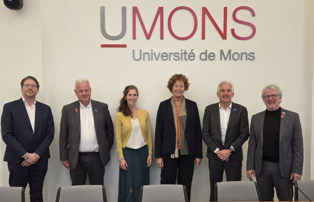 La Rectrice de l’UGent en visite à l’UMONS pour des liens renforcés entre deux universités publiques et solidaires