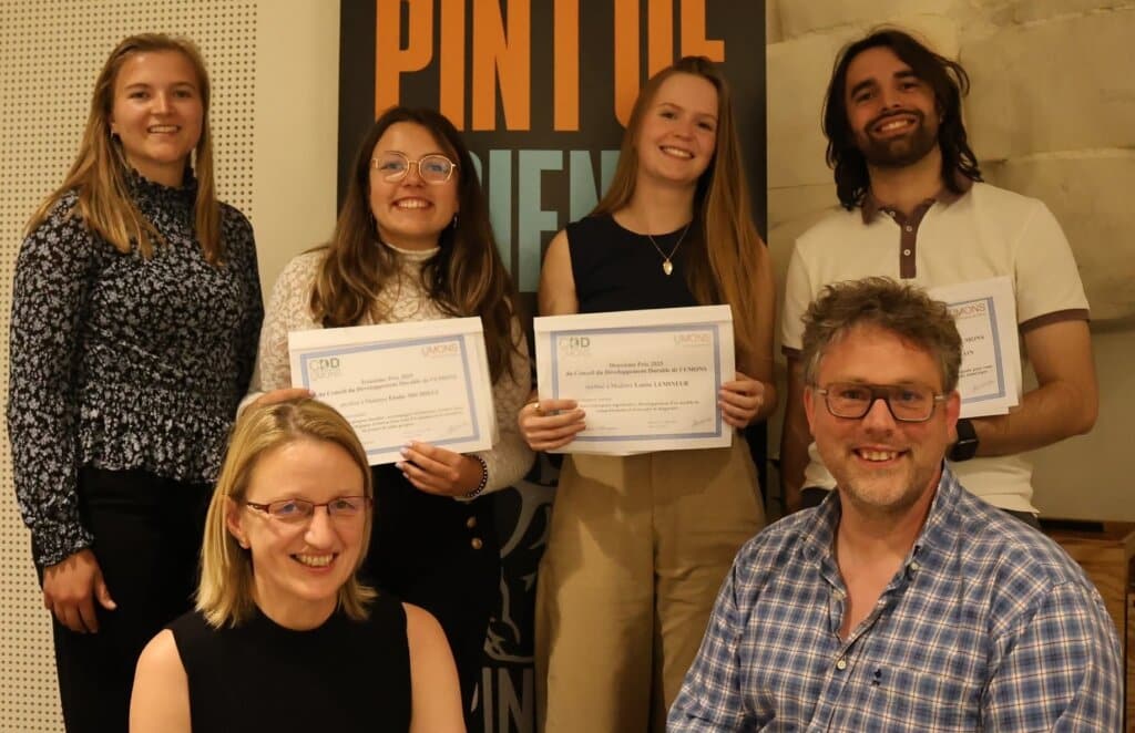 Prix du Conseil du Développement Durable: trois talents de l’UMONS récompensés lors d'une édition inédite