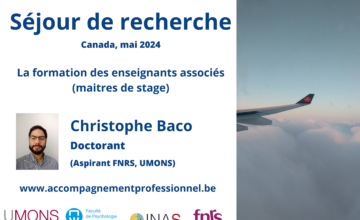 Séjour de recherche 2024 – Christophe Baco