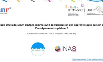 Quels effets des open-badges comme outil de valorisation des apprentissages au sein de l’enseignement supérieur ?