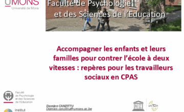 Damien Canzittu est intervenu aux États généraux de l’insertion – L’école à deux vitesses commence à la maison : comment les CPAS peuvent-ils contribuer à plus d’égalité dès l’enfance ?
