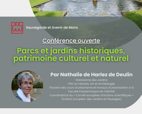 Conférence Parcs et Jardins historiques - Nathalie De Harlez
