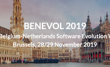 BENEVOL 2019 Belgium-Netherlands Software Evolution Workshop