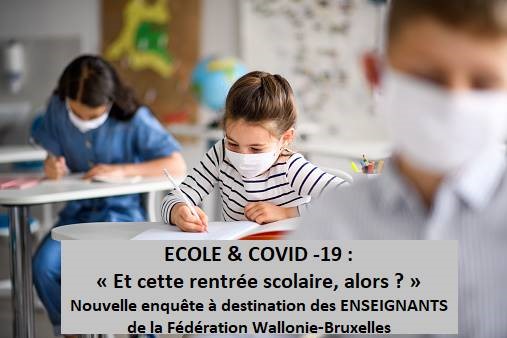 PARTICIPEZ à la NOUVELLE enquête PROFS : « Et cette rentrée scolaire, alors ? »!