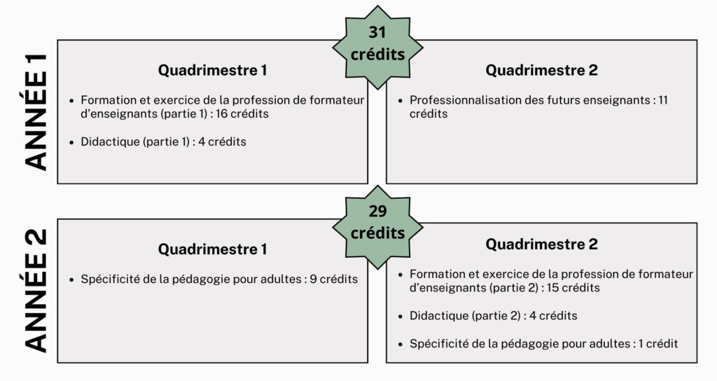 Programme d'allègement pour notre Master de spécialisation en formation d'enseignants