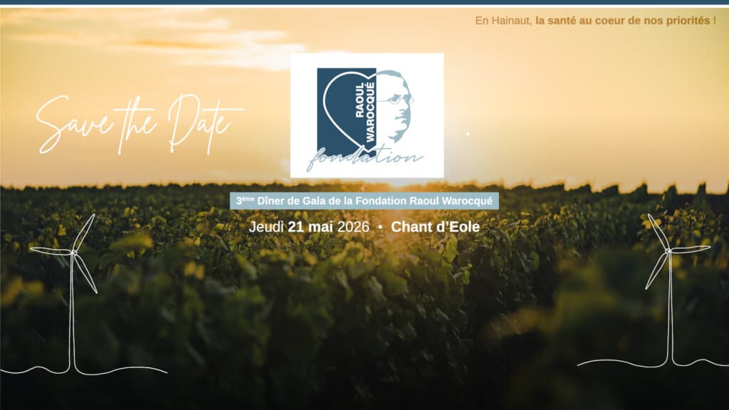 SAVE THE DATE -  Le 3ème Dîner de Gala de la Fondation - Jeudi 21 mai 2026 à 19H au Chant d'Eole