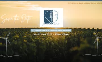 SAVE THE DATE -  Le 3ème Dîner de Gala de la Fondation - Jeudi 21 mai 2026 à 19H au Chant d'Eole