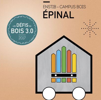 L'UMONS et ses étudiants en architecture se distinguent à Epinal aux Défis Bois 2017