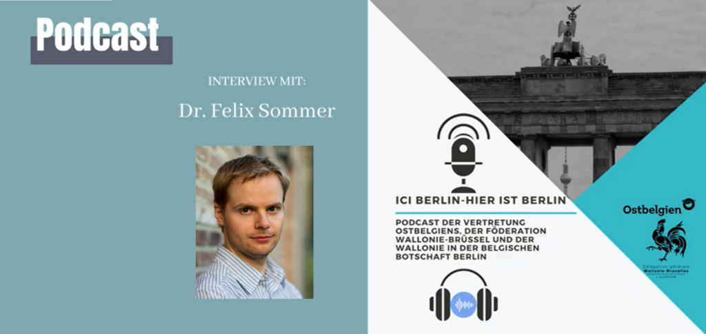Dr Felix Sommer parle dans Podcast ICI Berlin