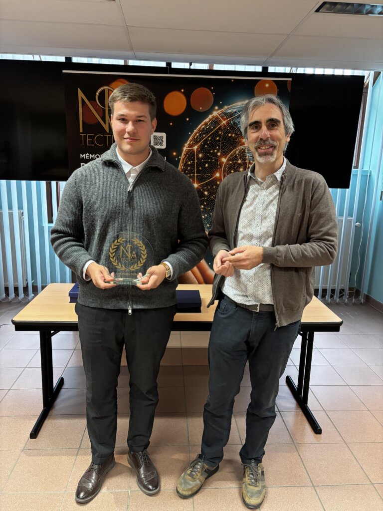 Un diplômé de la Faculté Polytechnique remporte le premier prix Nova Tectum 2025 !
