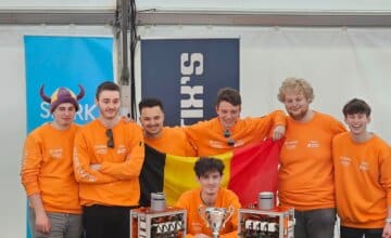 La Faculté Polytechnique de l’UMONS sacrée championne de Belgique de robotique pour la troisième fois consécutive