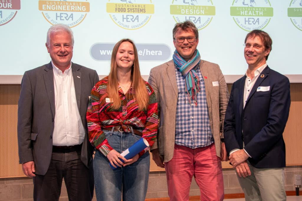 Louise Lemineur, diplômée de la Faculté Polytechnique de l'UMONS,  lauréate du HERA Award 2026 en Sustainable Economy