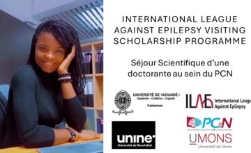 Accueil d'une doctorante dans le cadre de l'International League Against Epilepsy Visiting Scholarship Programme