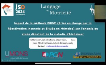 Présentation de la méthode PRISM à la Journée Scientifique d'Orthophonie (JSO) à Paris.