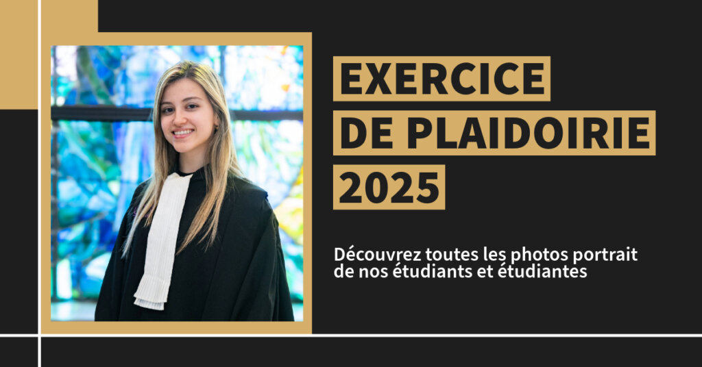 Exercice de plaidoirie 2025 : toutes les photos portrait de nos étudiants et étudiantes