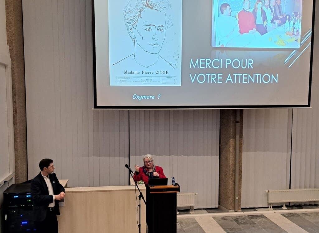 Une membre du Service donne une conférence pour la Société des Sciences, des Arts et des Lettres du Hainaut