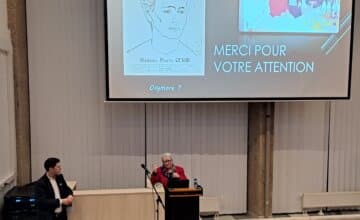 Une membre du Service donne une conférence pour la Société des Sciences, des Arts et des Lettres du Hainaut