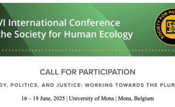 First Call for Participation : Ecology, Politics, and Justice: Working Towards the Pluriverse